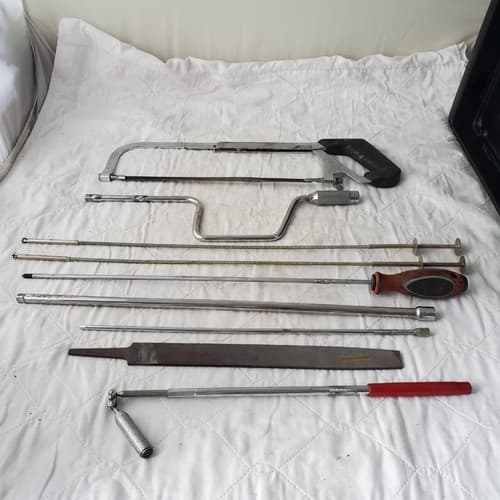 Lot of Ratchet Socket Extension, Files, Screw Drivers & Other Tools LOT 656 - Thumbnail 3