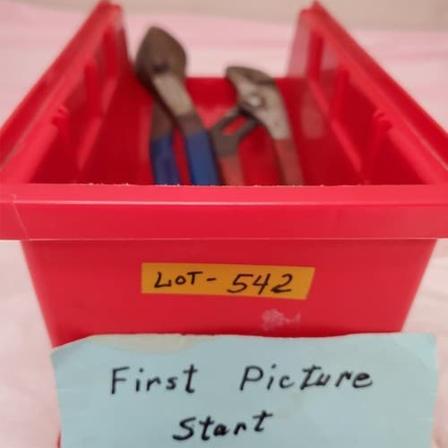 Lot of 2 Tin Snips and Adjustable Tongue Groove Pliers Set LOT-542 - Thumbnail 2