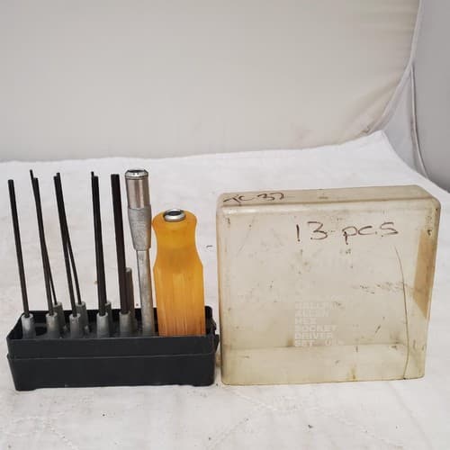 Vintage Xcelite Allen Hex Key Socket Driver Set Hand Tools LOT 382 - Thumbnail 2