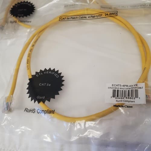 Lot of 26 CAT 5e Patch Cable, 4 Pair UTP - 24 AWG - Thumbnail 4