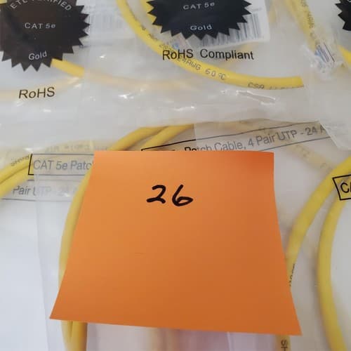 Lot of 26 CAT 5e Patch Cable, 4 Pair UTP - 24 AWG - Thumbnail 12