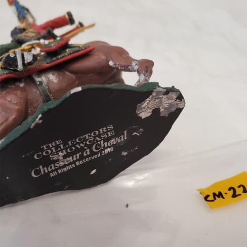 The Collector's Showcase Hand Painted Metal Toy Soldier Chasseur Cheval CM-221 - Thumbnail 5