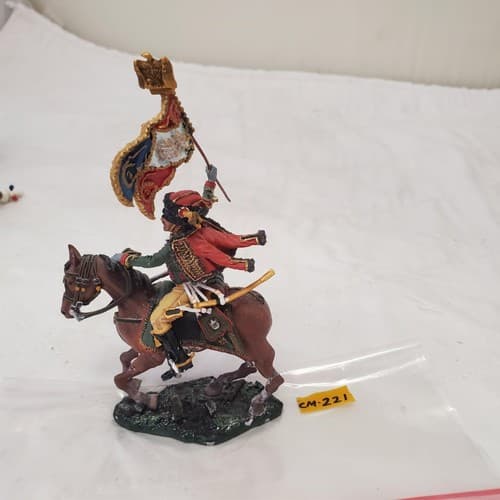 The Collector's Showcase Hand Painted Metal Toy Soldier Chasseur Cheval CM-221 - Thumbnail 6