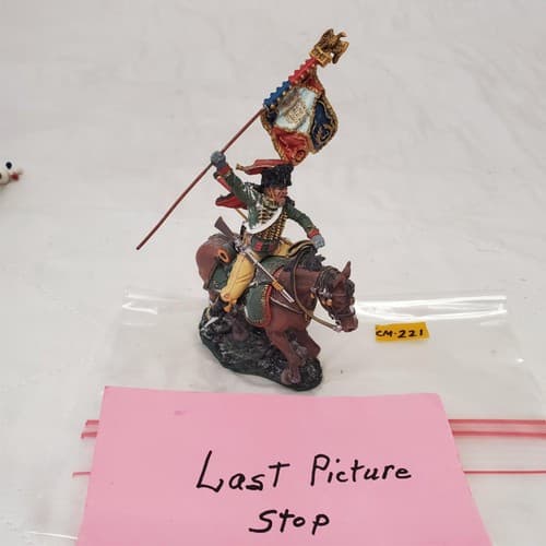 The Collector's Showcase Hand Painted Metal Toy Soldier Chasseur Cheval CM-221 - Thumbnail 7