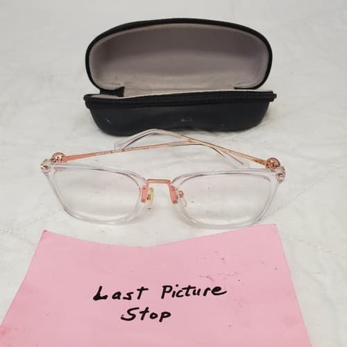 Michael Kors MK 4054 Captiva Clear Rose Gold Eyeglasses Frame with Vogue Case - Thumbnail 6