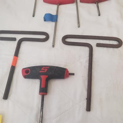 Lot of 26 Assorted T-Shaped L-Shaped Combination Hex Wrench LOT-397 - Thumbnail 8