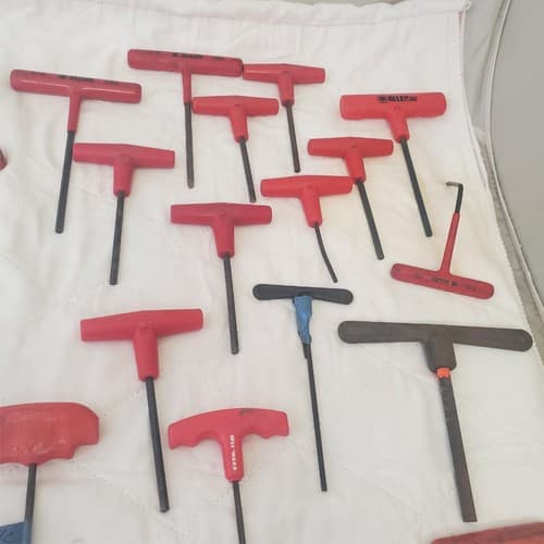 Lot of 26 Assorted T-Shaped L-Shaped Combination Hex Wrench LOT-397 - Thumbnail 6