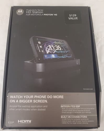 Motorola HD Charging Station EVM1358Q for Motorola Photon 4G - Thumbnail 2