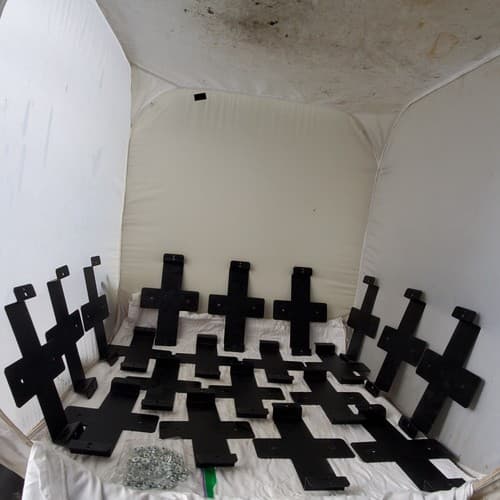 Lot of Cross Shaped Multi Purpose Use Support Bracket LOT 655 - Thumbnail 6