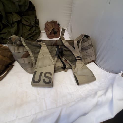 Lot of Field Pack Combat, USMC Tactical Assault Panel, US Military MOLLE Vest - Thumbnail 14