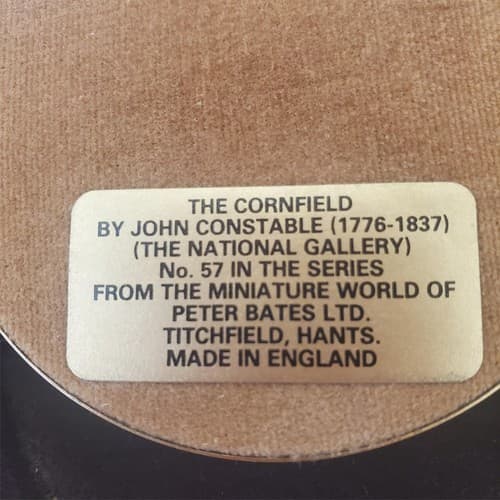 Lot of Assorted Wedgwood Queensware Plates & Miniature World of Peter Bates Post - Thumbnail 13