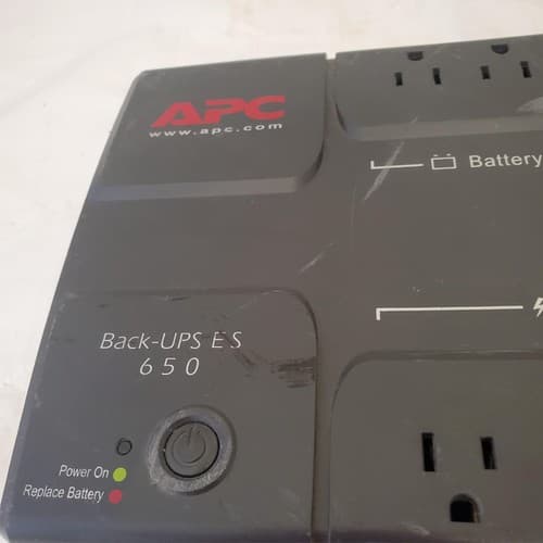APC Back Up UPS ES 650 120V BE650R Surge Protected #15 (NO BATTERY INCLUDED) - Thumbnail 4