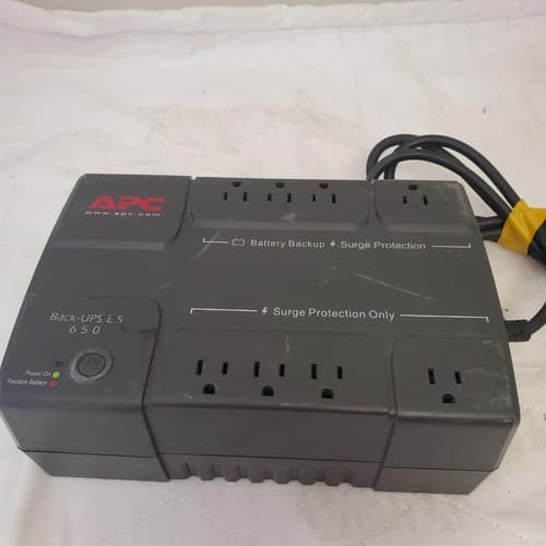 APC Back Up UPS ES 650 120V BE650R Surge Protected #15 (NO BATTERY INCLUDED) - Thumbnail 3