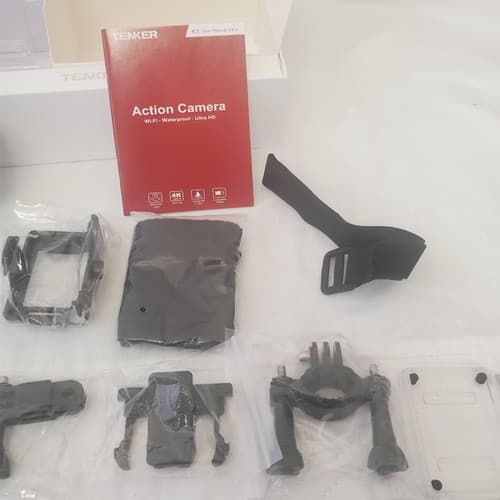 Tenker K1 4K Action Camera with Accesories - Thumbnail 12