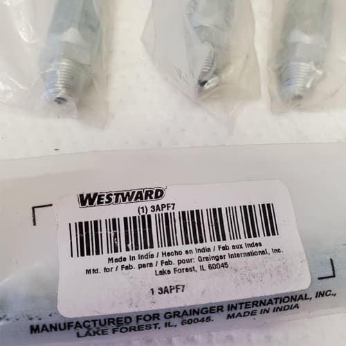 Westward 3APF7 Hose Extension with Swivel End 12 Inch set of 8#43 - Thumbnail 6