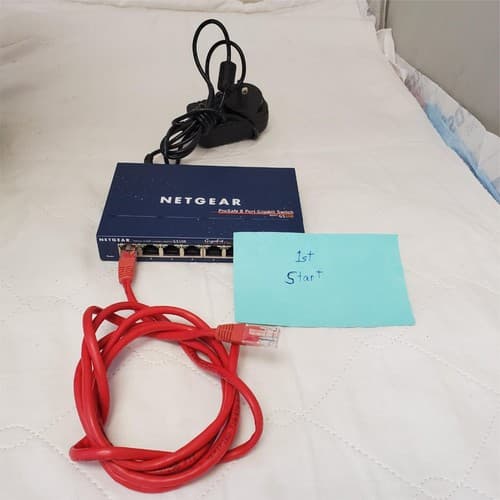 Netgear Managed Power Supply GS108 Smart Switch Prosafe 8 Port Gigabit - Image 1
