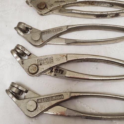 Lot of 6 Wedgelock Cleco Pliers Set Aviation Tool LOT-890 - Thumbnail 4