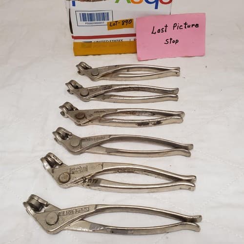 Lot of 6 Wedgelock Cleco Pliers Set Aviation Tool LOT-890 - Thumbnail 6