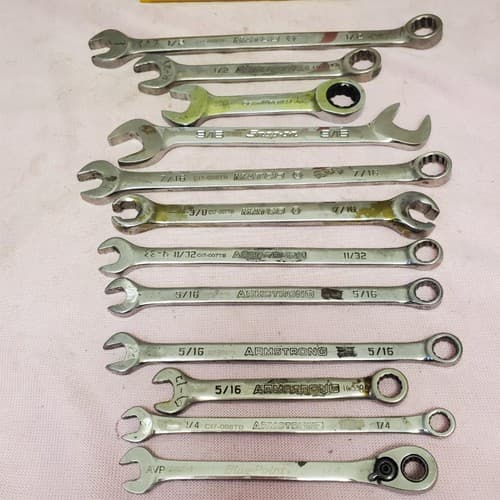 Lot of 12 Assorted Combination Wrench Set LOT-807 - Image 1