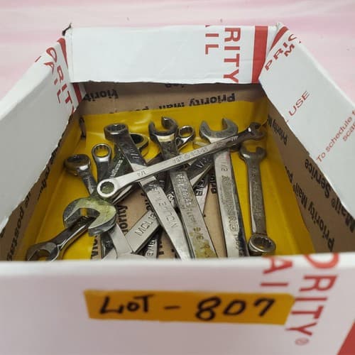 Lot of 12 Assorted Combination Wrench Set LOT-807 - Thumbnail 3