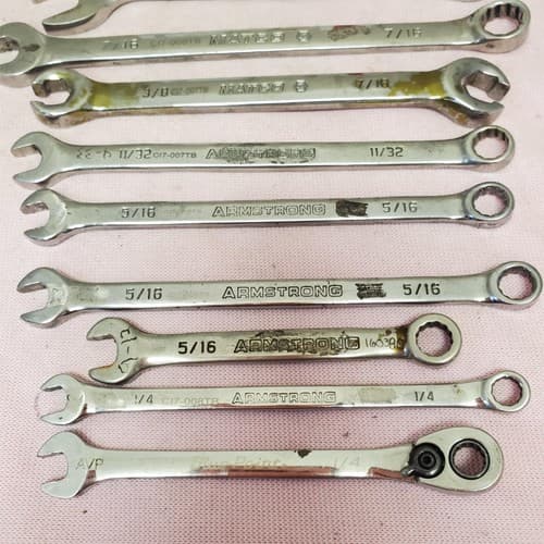 Lot of 12 Assorted Combination Wrench Set LOT-807 - Thumbnail 6