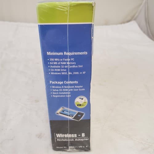 Linksys Wireless B Notebook Adapter 2.4GHz Model WPC11 v.4 - Thumbnail 5