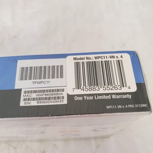 Linksys Wireless B Notebook Adapter 2.4GHz Model WPC11 v.4 - Thumbnail 7