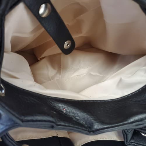 Citi Collective Multiple Use Leather Tote Bag Convertible to Backpack Tassle - Thumbnail 13