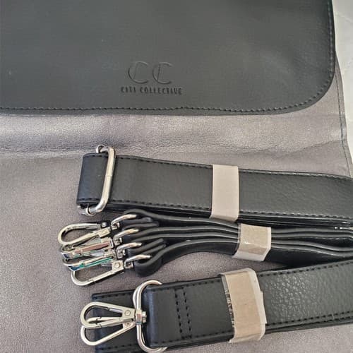 Citi Collective Multiple Use Leather Tote Bag Convertible to Backpack Tassle - Thumbnail 9