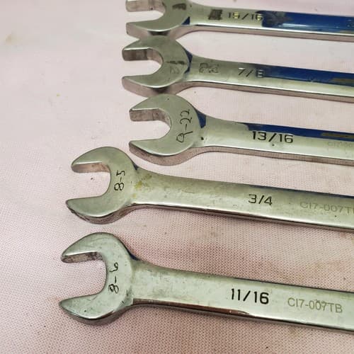 Lot of 5 Armstrong & Matco Combination Wrench Set LOT-339 - Thumbnail 5
