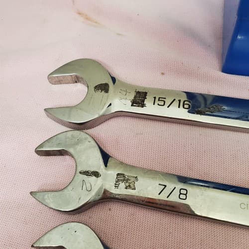 Lot of 5 Armstrong & Matco Combination Wrench Set LOT-339 - Thumbnail 4