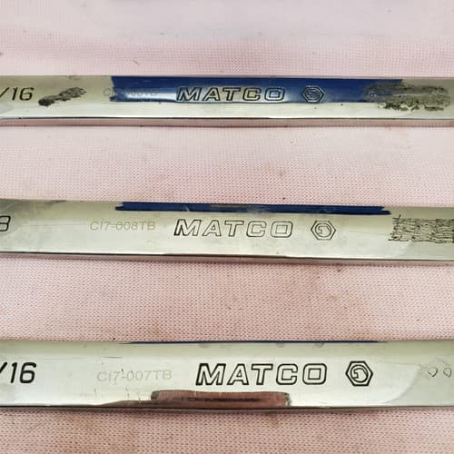 Lot of 5 Armstrong & Matco Combination Wrench Set LOT-339 - Thumbnail 6