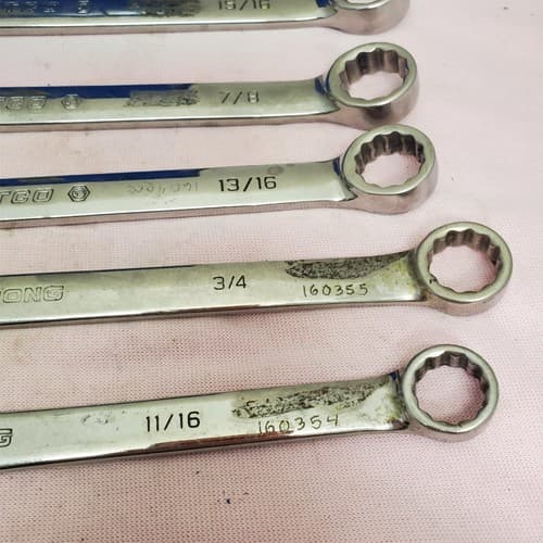 Lot of 5 Armstrong & Matco Combination Wrench Set LOT-339 - Thumbnail 9