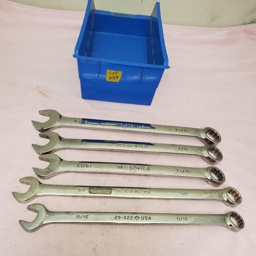 Lot of 5 Armstrong & Matco Combination Wrench Set LOT-339 - Thumbnail 10