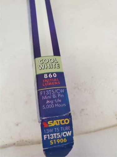 Lot of 10 Satco 13w 15 tube F13T5/CW Lamps - Thumbnail 4