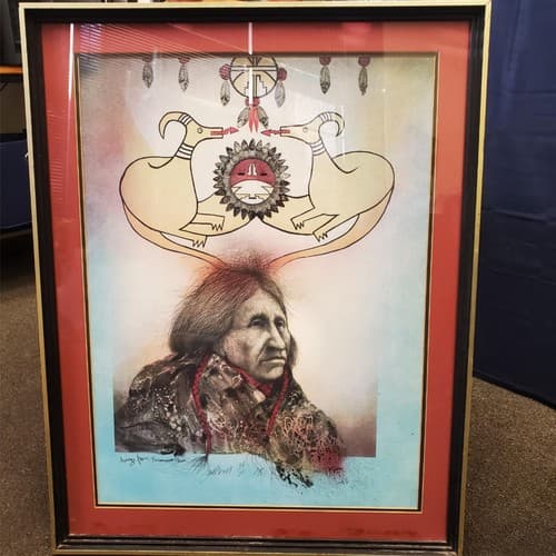 Frank Howell "IMAGE FROM ENCARNACION PENA" H.Signed has dedication name - Image 1