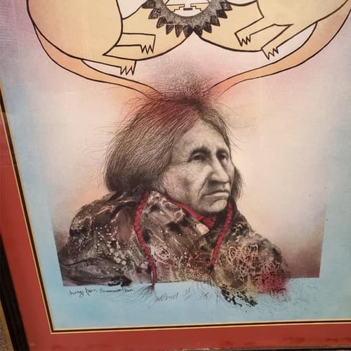 Frank Howell "IMAGE FROM ENCARNACION PENA" H.Signed has dedication name - Thumbnail 3