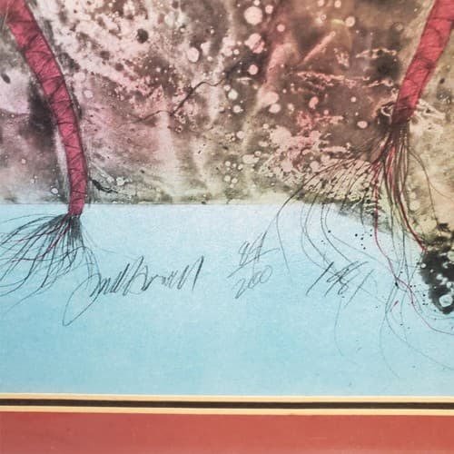 Frank Howell "IMAGE FROM ENCARNACION PENA" H.Signed has dedication name - Thumbnail 5