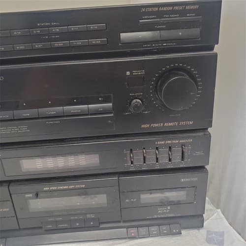 Vintage Pioneer RX-1220 Double Cassette Deck Receiver Graphic Equalizer - Thumbnail 3