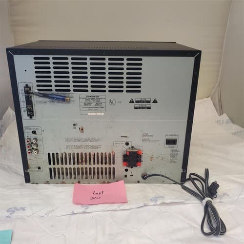 Vintage Pioneer RX-1220 Double Cassette Deck Receiver Graphic Equalizer - Thumbnail 4