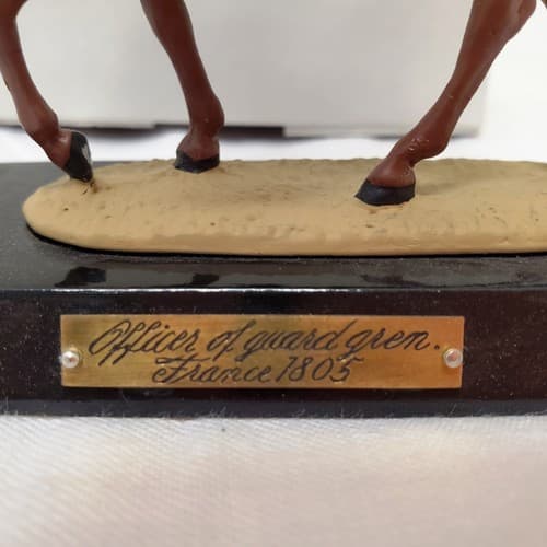 Officer of Quard Gren France 1805 Guards on Horseback Toy Soldier - Thumbnail 3