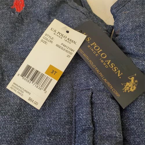 U.S. Polo Assn. Since 1890 Indigo Blue Hether Jacket 3T - Thumbnail 3