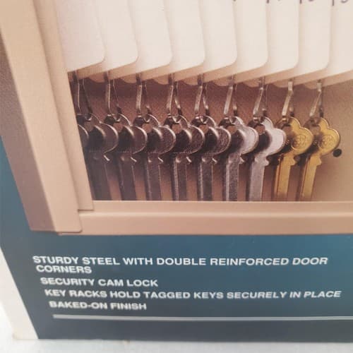 MMF Industries Steel Key Cabinet Holds 30 Keys Lockbox - Thumbnail 6