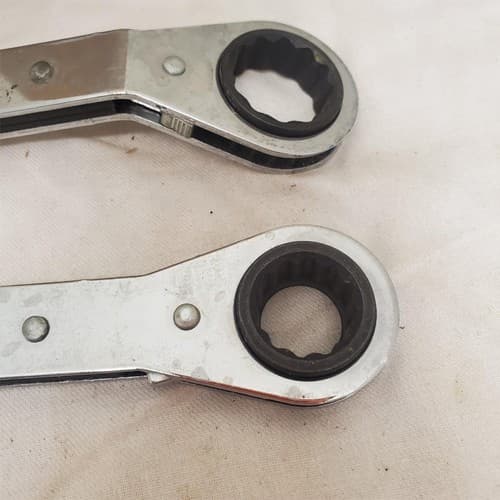 Lot of 2 Blue Point Offset Double Ratcheting Wrench Set LOT-725 - Thumbnail 7