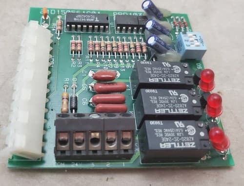 Used Trane Zettler Zone/Bypass Control Card Zzcardal010 21D150561G01 1150561 - Image 1