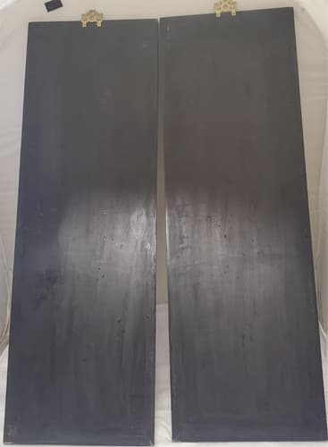 Pair Vintage Japanese laquer Wall Panels - Thumbnail 7