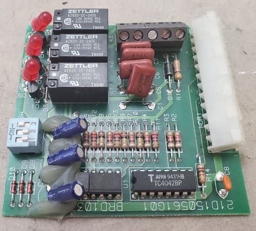 Used Trane Zettler Zone/Bypass Control Card Zzcardal010 21D150561G01 1150561 - Thumbnail 4