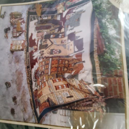 Department 56 Dickens Village Triple Woven Throw Blanket by Goodwin Weavers - Thumbnail 2