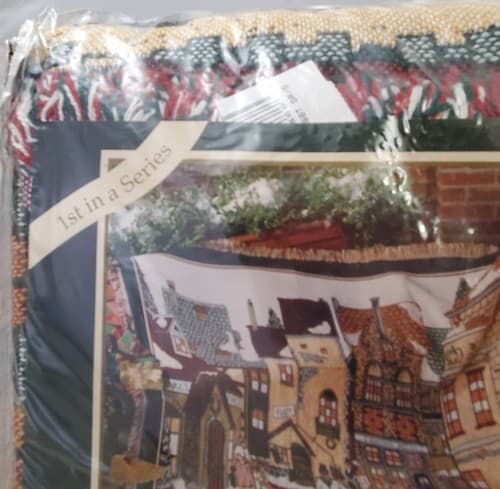 Department 56 Dickens Village Triple Woven Throw Blanket by Goodwin Weavers - Thumbnail 4