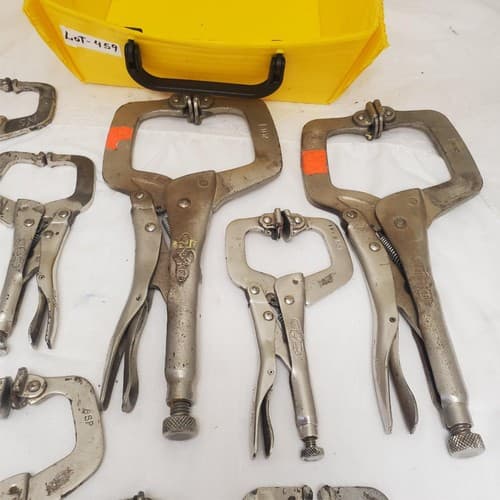 Pack of 11 Locking C-Clamp Vise Grip Pliers LOT-459 - Thumbnail 3